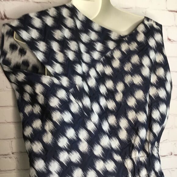 NWOT Zero Maria Cornejo Assymetric Design Blue Dress Size 4. - Picture 11 of 14